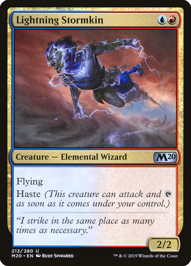Lightning Stormkin - [Foil] Core Set 2020 (M20)