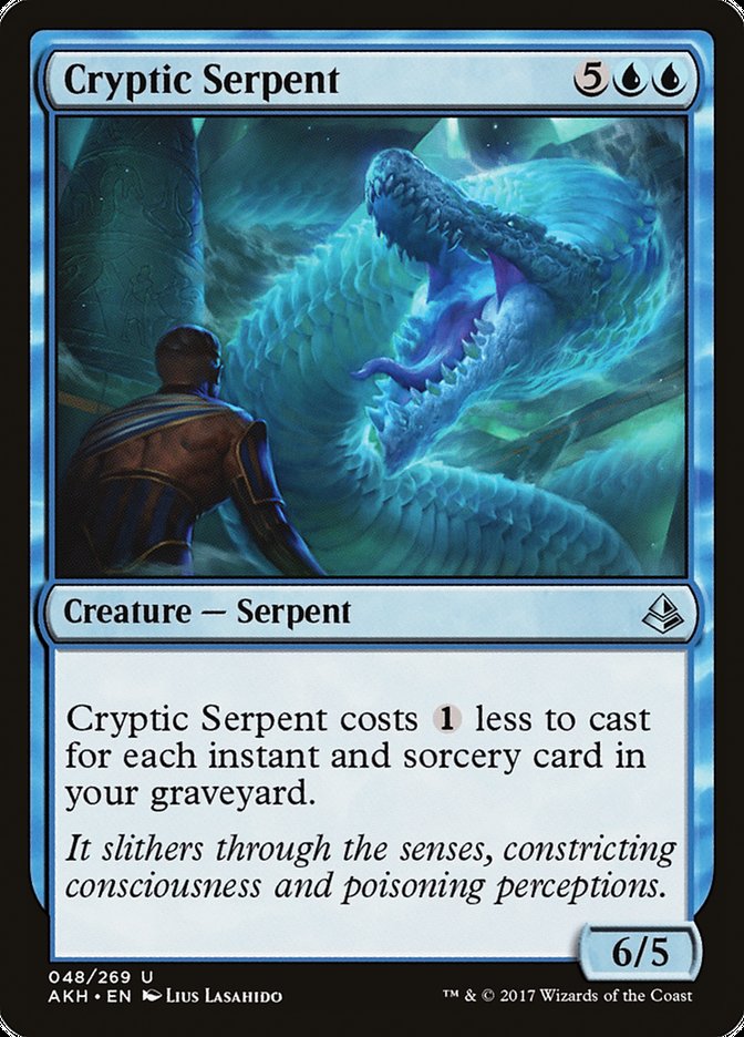 Cryptic Serpent - [Foil] Amonkhet (AKH)