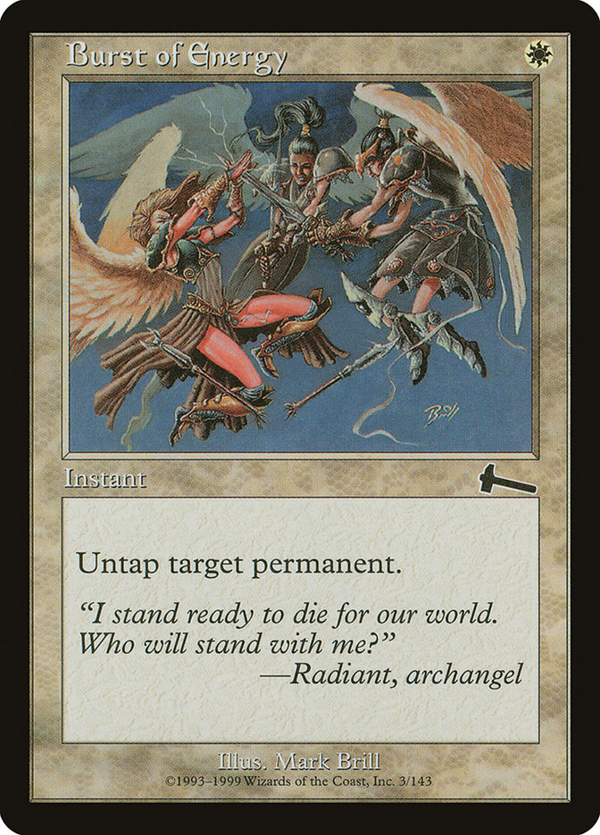Burst of Energy - [Foil] Urza's Legacy (ULG)