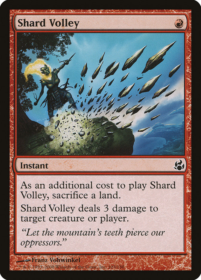 Shard Volley - [Foil] Morningtide (MOR)