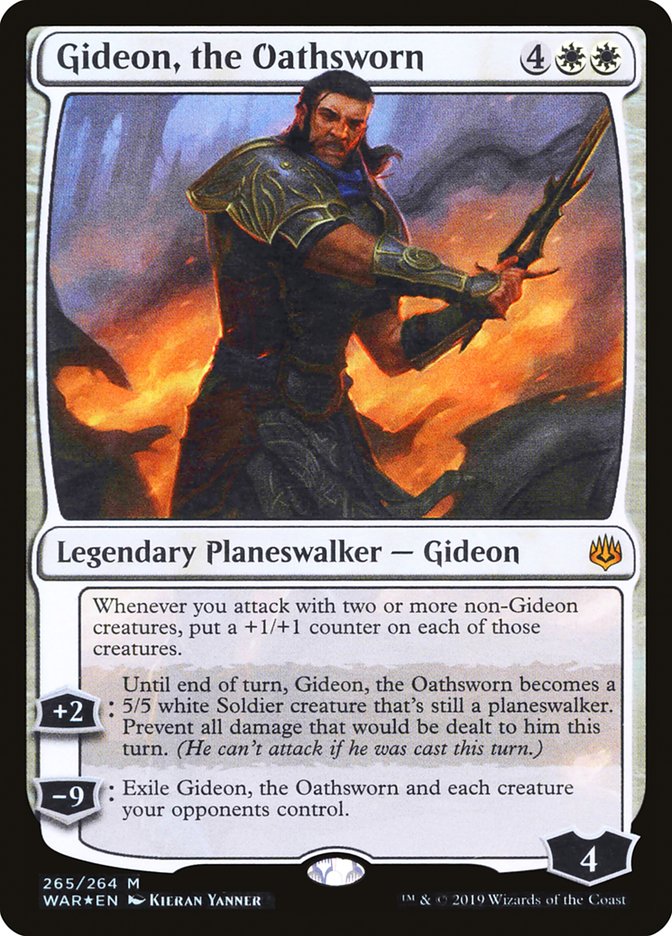 Gideon, the Oathsworn - [Foil] War of the Spark (WAR)