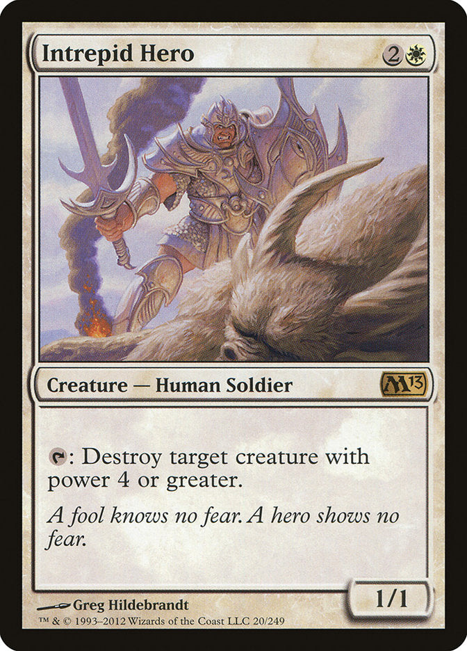 Intrepid Hero - [Foil] Magic 2013 (M13)