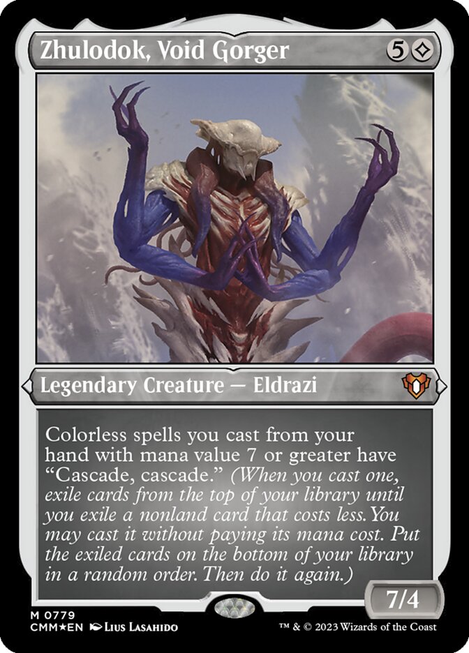 Zhulodok, Void Gorger - [Etched Foil] Commander Masters (CMM)