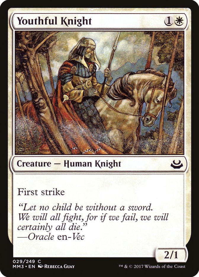 Youthful Knight - [Foil] Modern Masters 2017 (MM3)