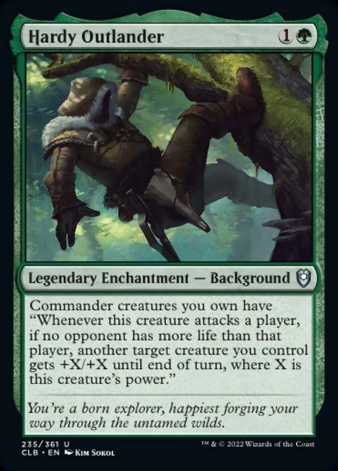 Hardy Outlander - [Foil] Commander Legends: Battle for Baldur's Gate (CLB)