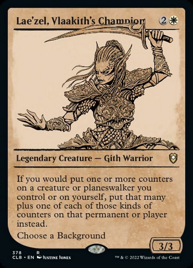 Lae'zel, Vlaakith's Champion - [Foil, Showcase] Commander Legends: Battle for Baldur's Gate (CLB)