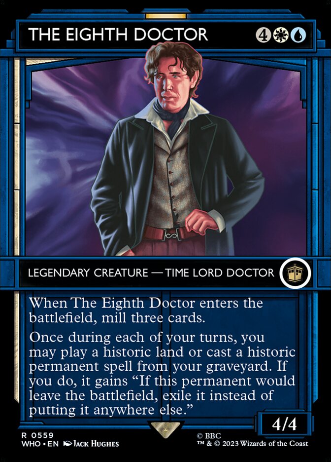 The Eighth Doctor - [Foil, Showcase] Doctor Who (WHO)