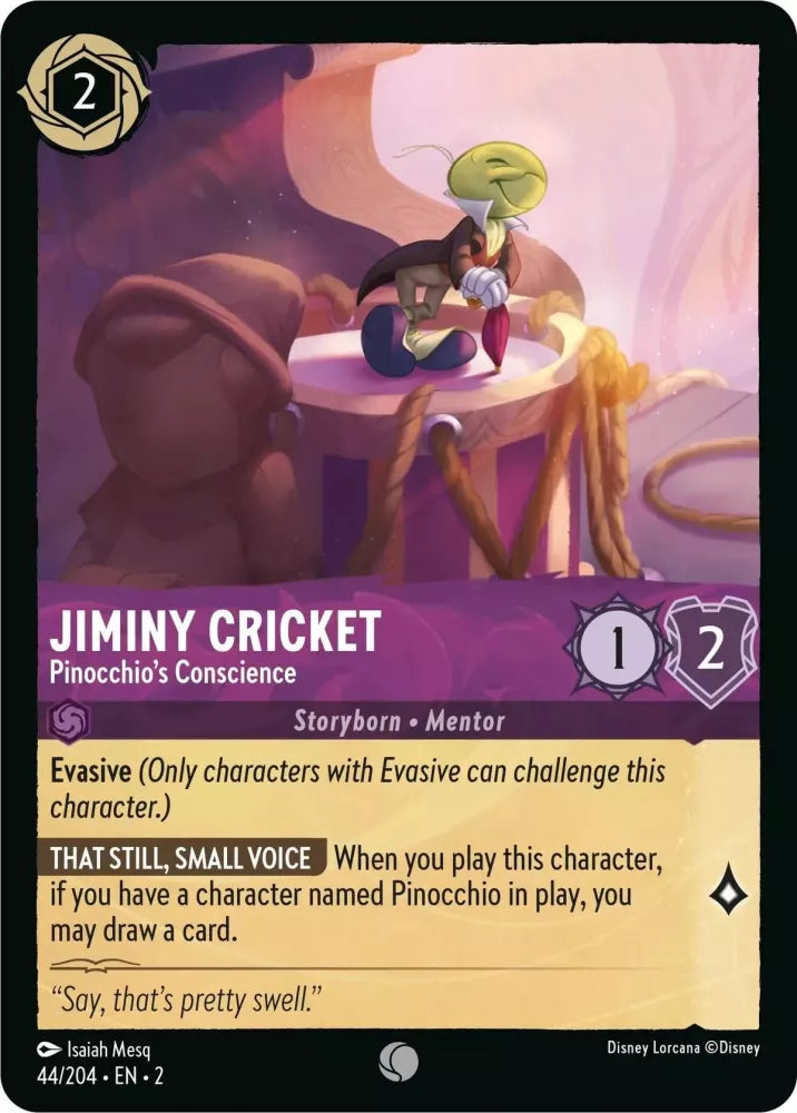 Jiminy Cricket - Pinocchio's Conscience - [Foil] Rise of the Floodborn (2)