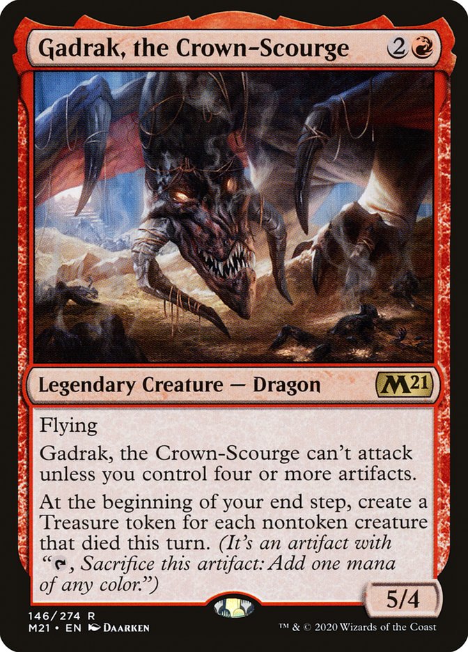 Gadrak, the Crown-Scourge - [Foil] Core Set 2021 (M21)