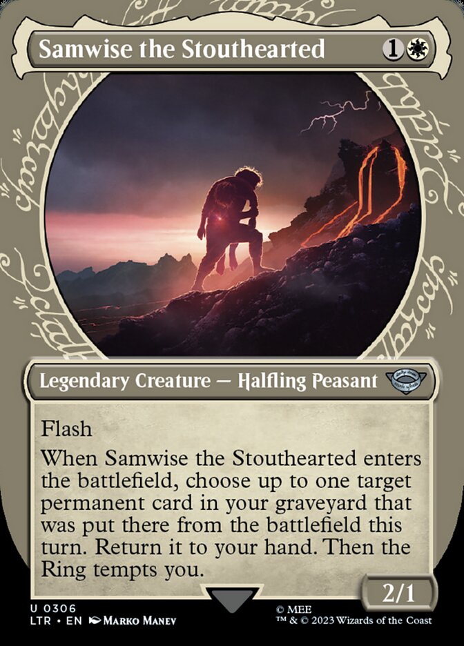 Samwise the Stouthearted - [Foil, Showcase] The Lord of the Rings: Tales of Middle-earth (LTR)