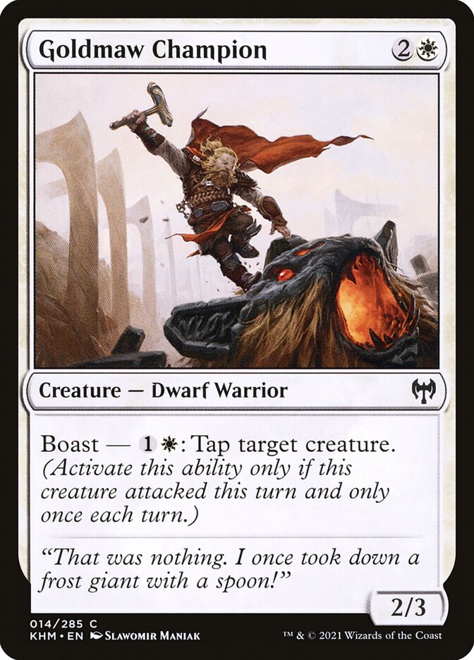 Goldmaw Champion - [Foil] Kaldheim (KHM)