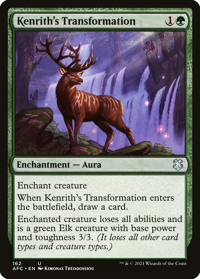 Kenrith's Transformation - Forgotten Realms Commander (AFC)