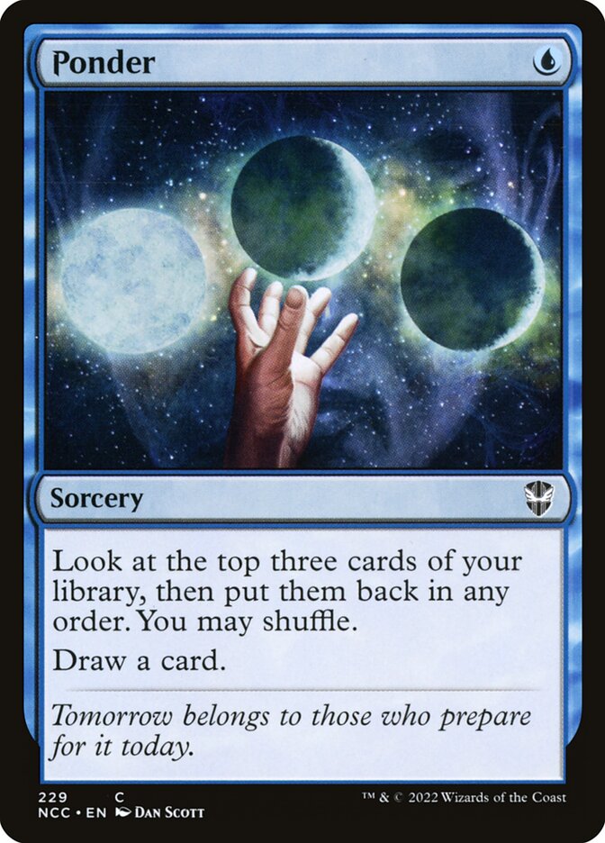 Ponder - New Capenna Commander (NCC)