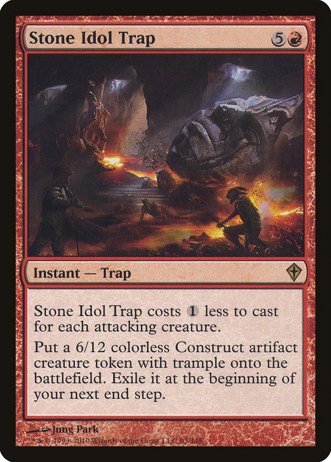 Stone Idol Trap - [Foil] Worldwake (WWK)