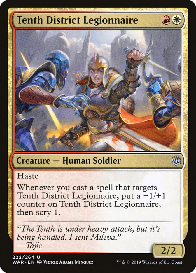 Tenth District Legionnaire - [Foil] War of the Spark (WAR)