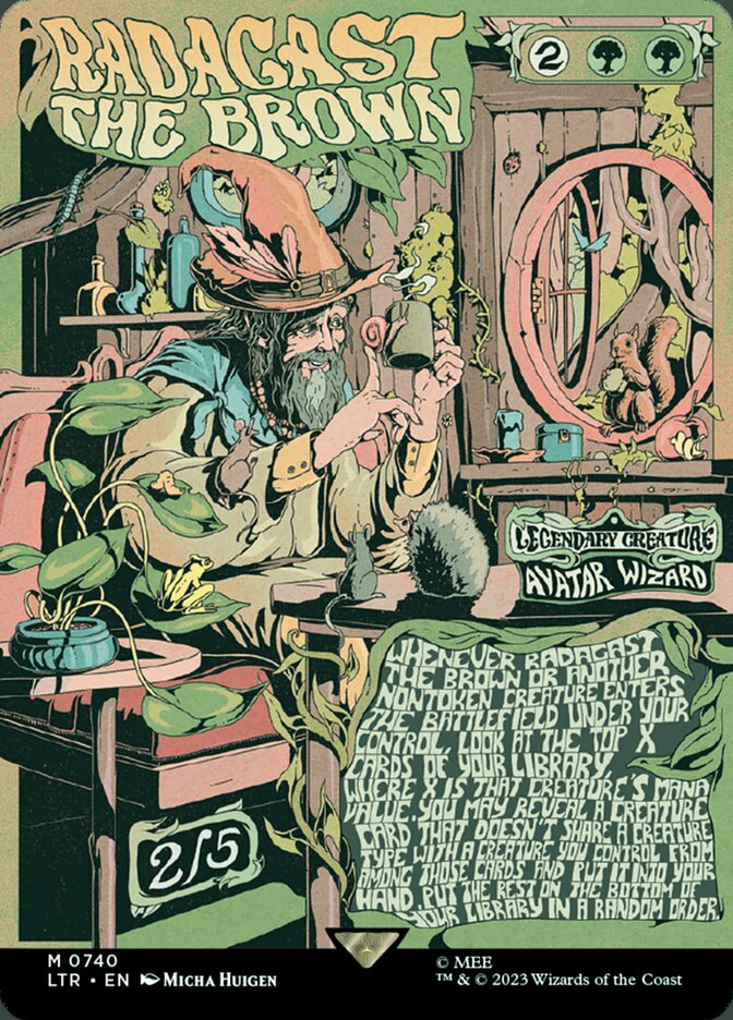 Radagast the Brown - [Foil, Borderless] The Lord of the Rings: Tales of Middle-earth (LTR)