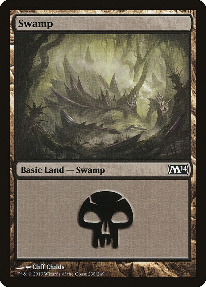 Swamp (238) - [Foil] Magic 2014 (M14)