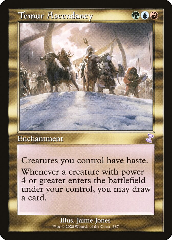 Temur Ascendancy - [Foil, Retro Frame] Time Spiral Remastered (TSR)