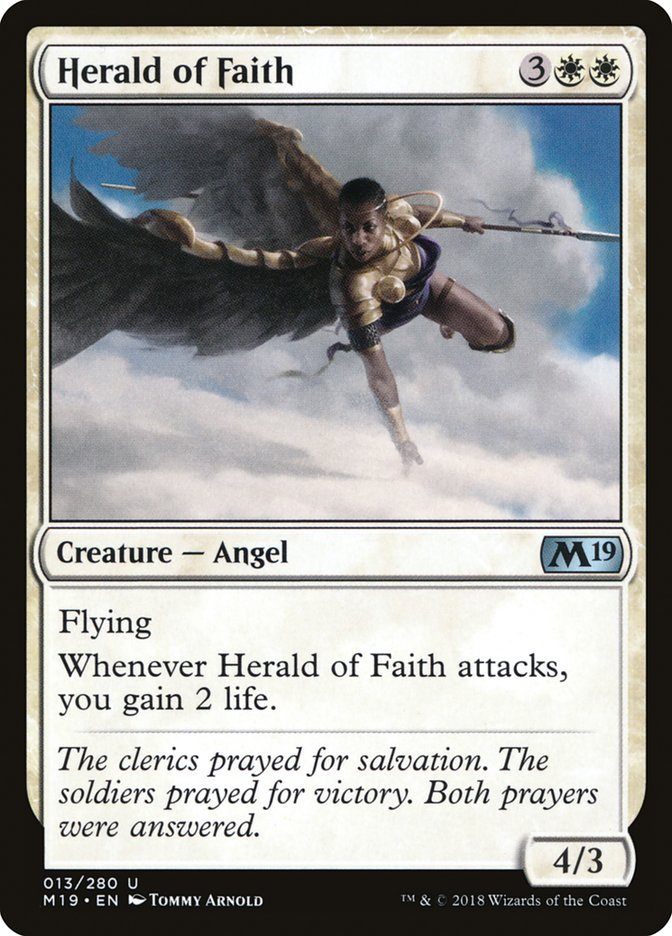 Herald of Faith - [Foil] Core Set 2019 (M19)