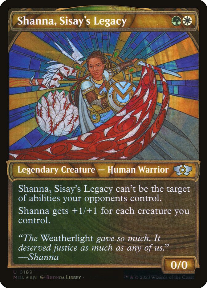 Shanna, Sisay's Legacy - [Halo Foil, Showcase] Multiverse Legends (MUL)