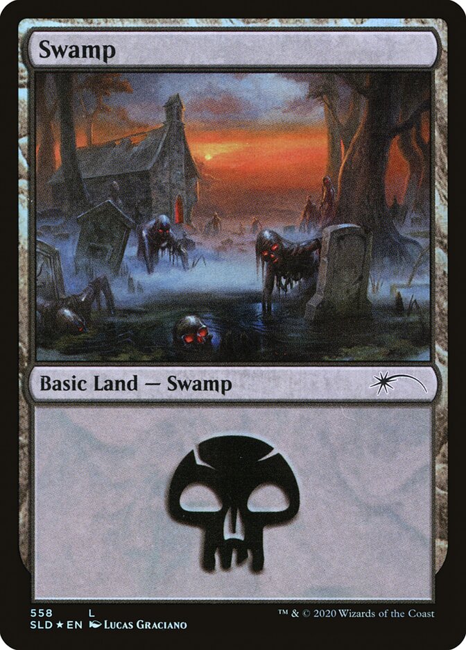 Swamp (558) - [Foil] Secret Lair Drop (SLD)