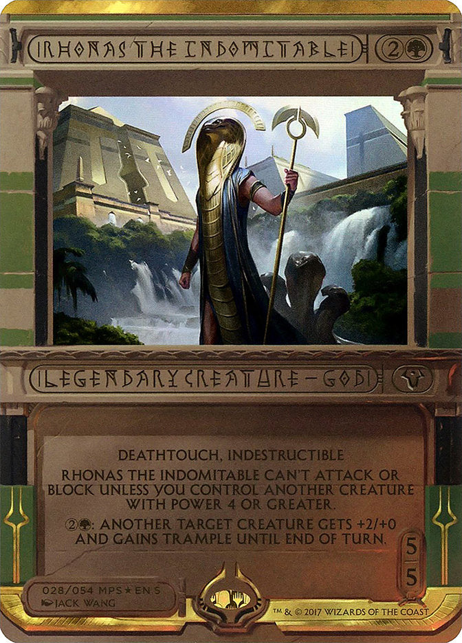 Rhonas the Indomitable - [Foil] Amonkhet Invocations (MP2)