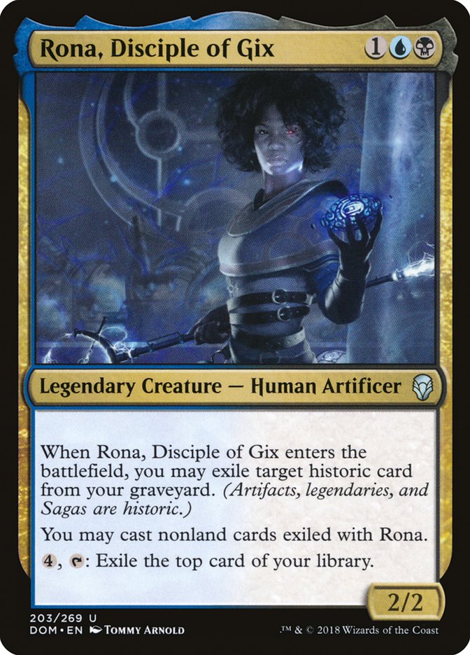 Rona, Disciple of Gix - [Foil] Dominaria (DOM)