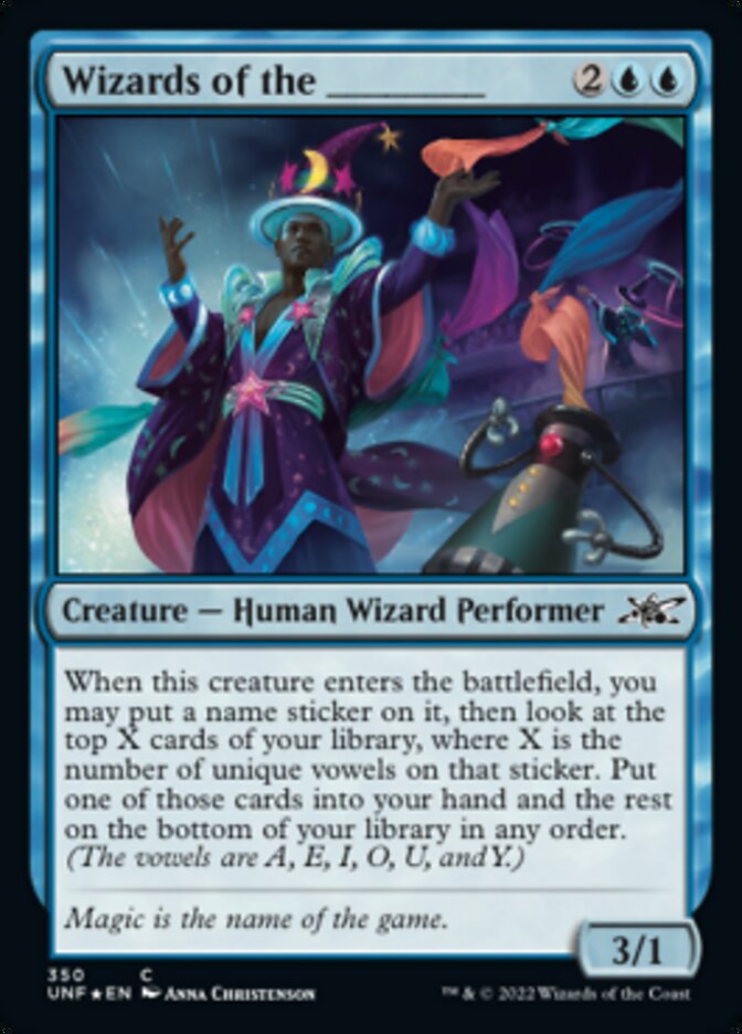 Wizards of the _____ - [Galaxy Foil] Unfinity (UNF)