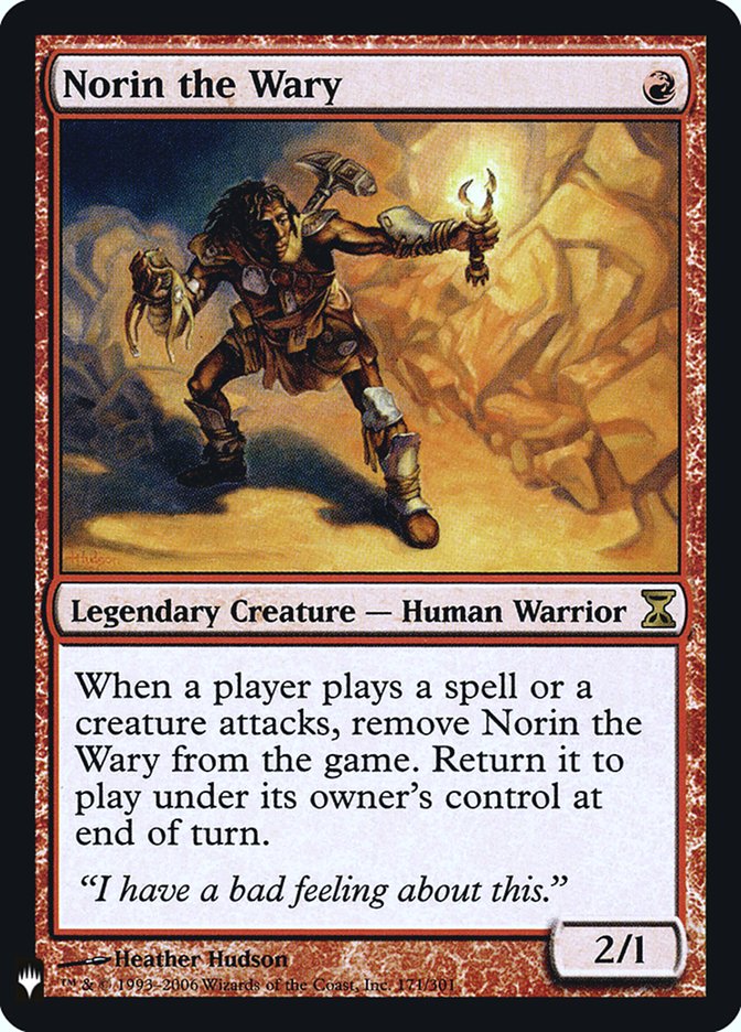 Norin the Wary - [Foil] Mystery Booster Retail Edition Foils (FMB1)