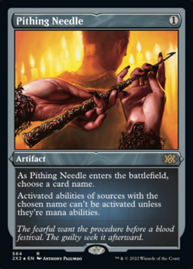 Pithing Needle - [Etched Foil] Double Masters 2022 (2X2)