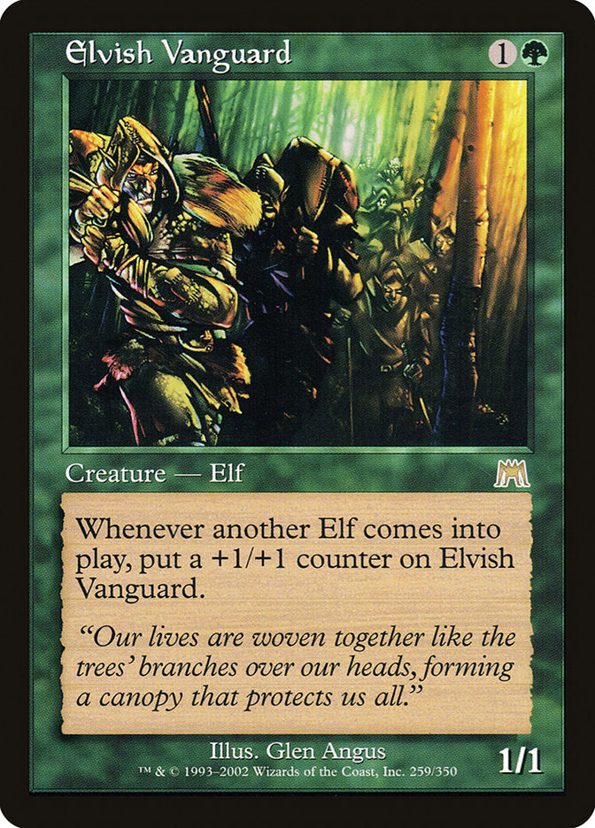Elvish Vanguard - [Foil, Retro Frame] Onslaught (ONS)