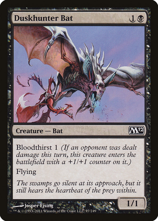 Duskhunter Bat - [Foil] Magic 2012 (M12)