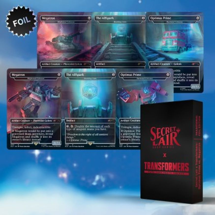 Secret Lair Drop: Transformers: Optimus Prime Vs. Megatron - [Foil] Secret Lair Drop Series (SLD)