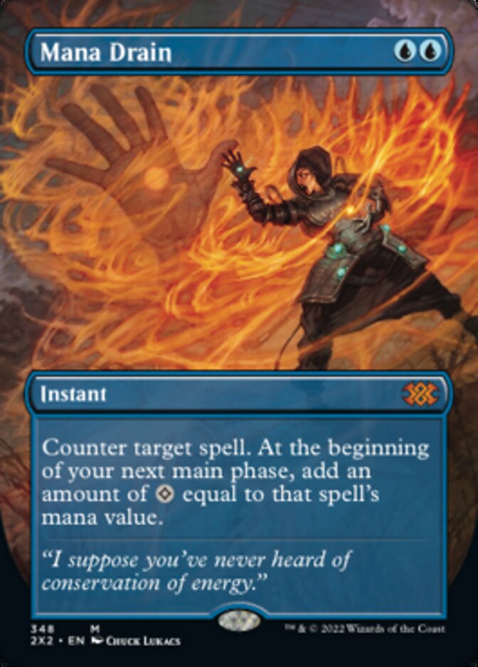 Mana Drain - [Borderless] Double Masters 2022 (2X2)