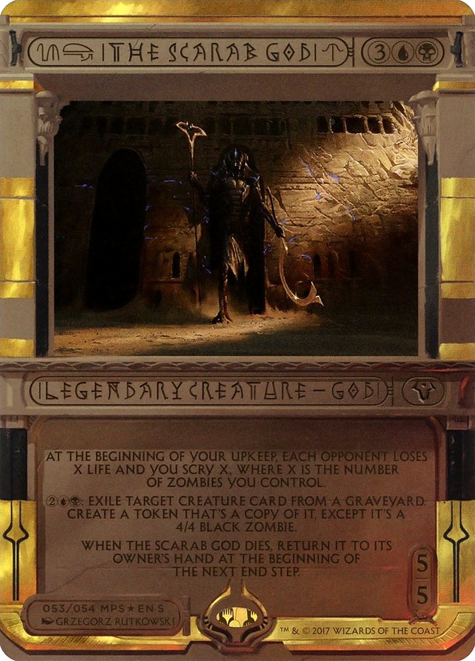 The Scarab God - [Foil] Amonkhet Invocations (MP2)