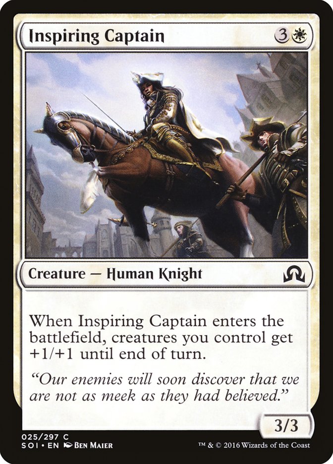 Inspiring Captain - [Foil] Shadows over Innistrad (SOI)