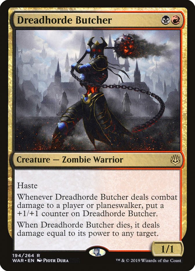 Dreadhorde Butcher - [Foil] War of the Spark (WAR)