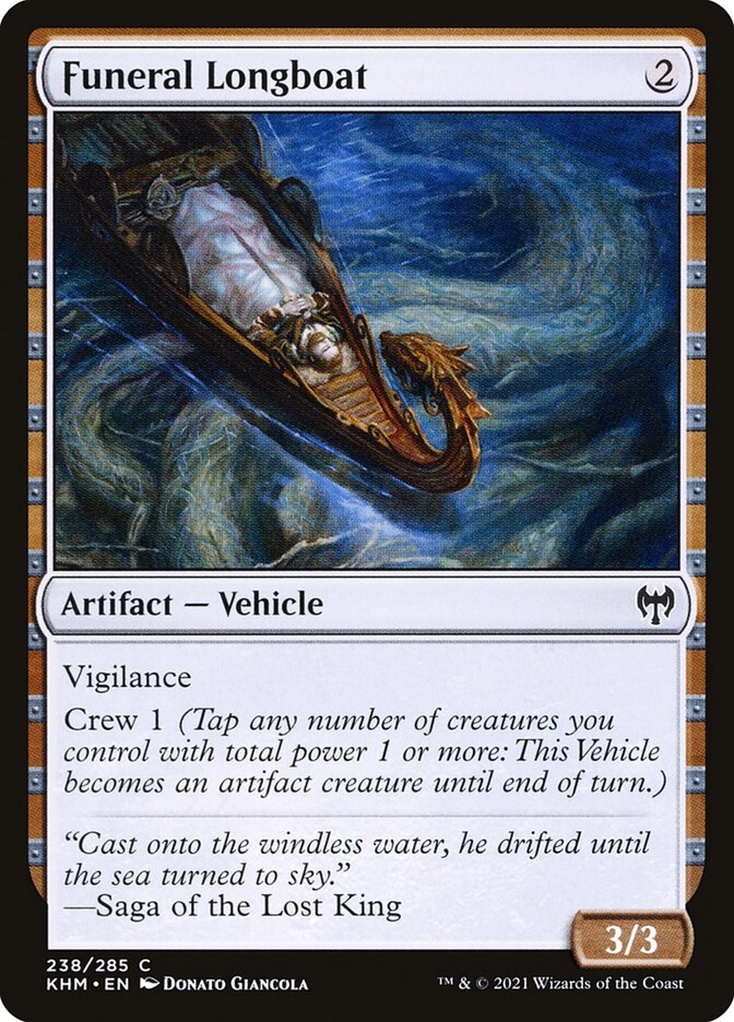 Funeral Longboat - [Foil] Kaldheim (KHM)
