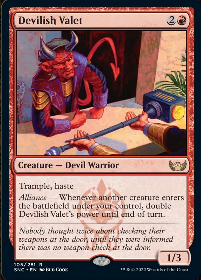 Devilish Valet - [Foil] Streets of New Capenna (SNC)