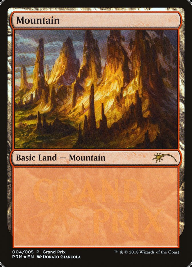 Mountain - [Foil, Promo] Grand Prix Promos (PGPX)