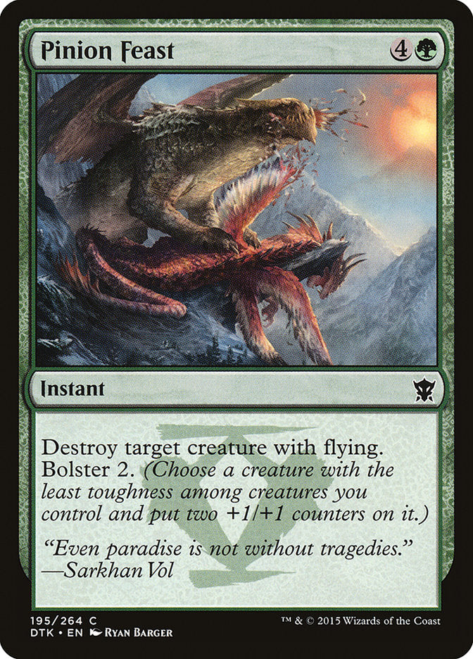 Pinion Feast - [Foil] Dragons of Tarkir (DTK)