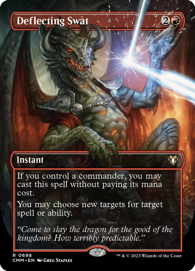 Deflecting Swat - [Borderless] Commander Masters (CMM)