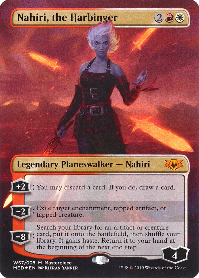 Nahiri, the Harbinger - [Foil, Borderless] Mythic Edition (MED)