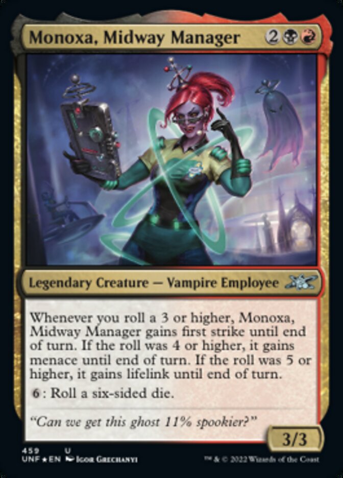 Monoxa, Midway Manager - [Galaxy Foil] Unfinity (UNF)