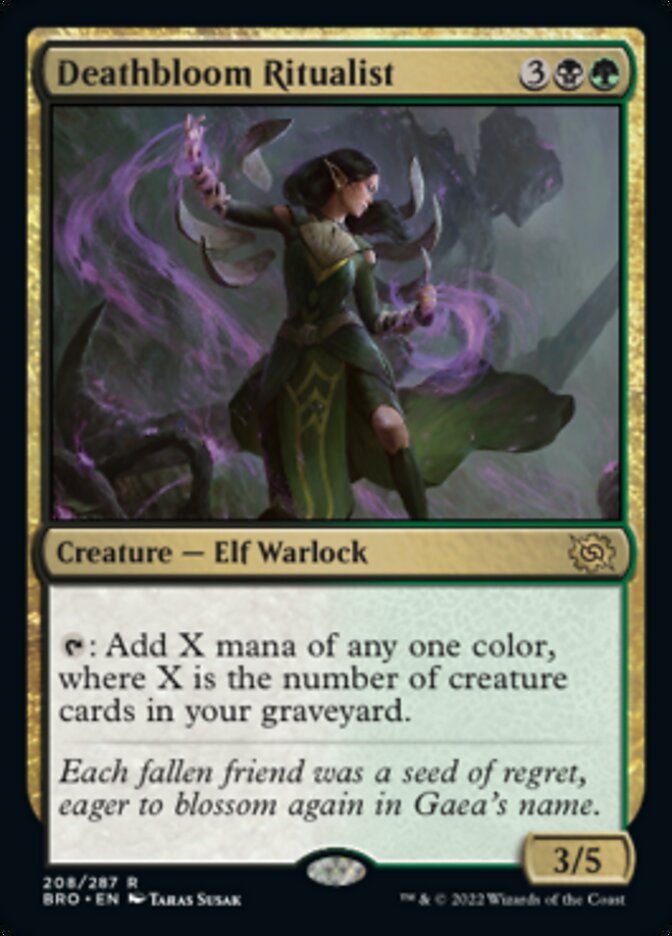 Deathbloom Ritualist - [Foil] The Brothers' War (BRO)
