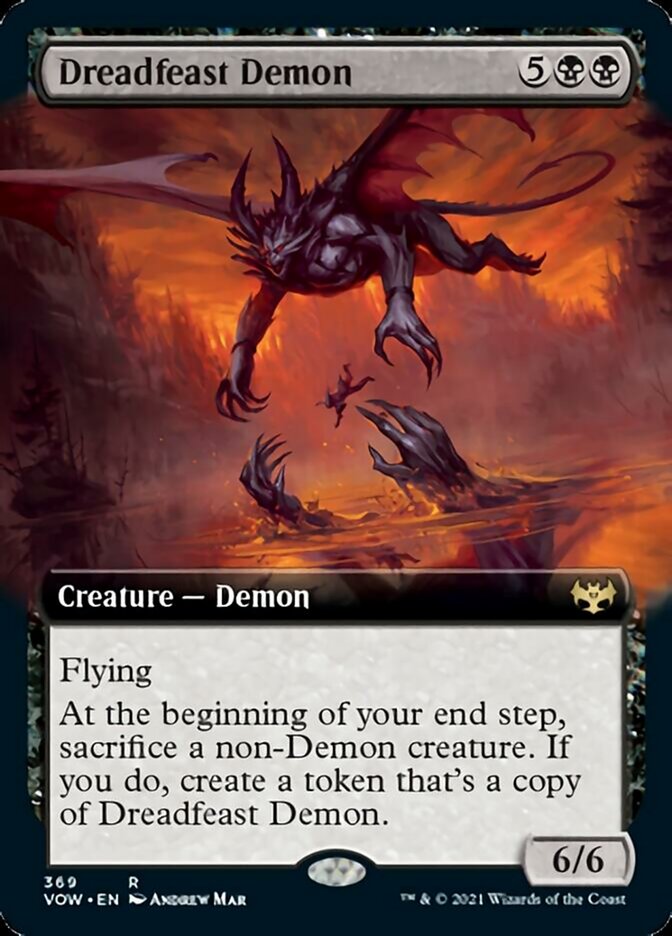 Dreadfeast Demon - [Extended Art] Innistrad: Crimson Vow (VOW)