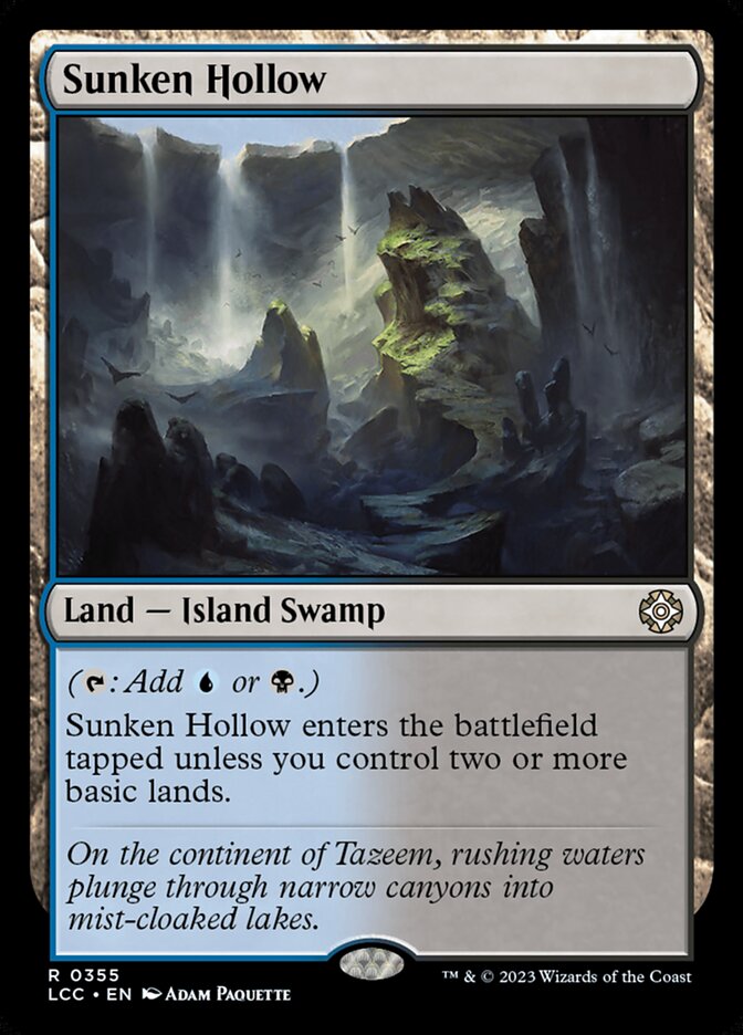 Sunken Hollow - Lost Caverns of Ixalan Commander (LCC)