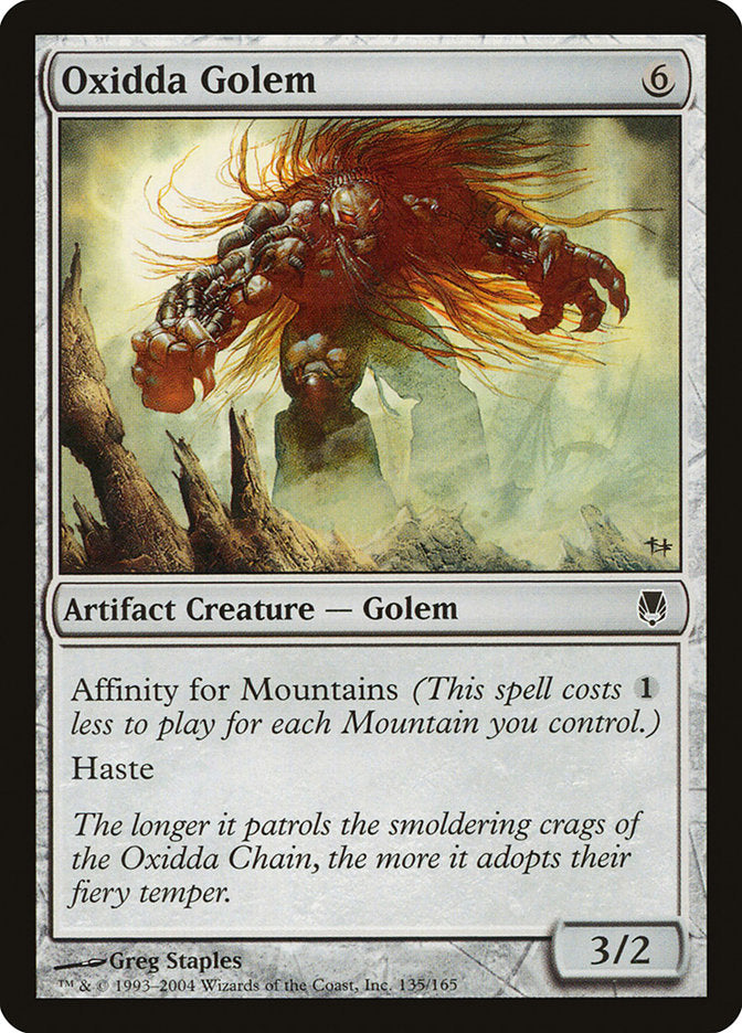 Oxidda Golem - [Foil] Darksteel (DST)