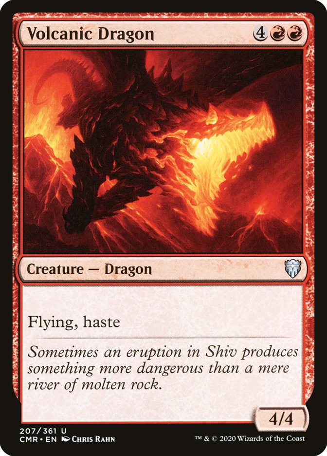 Volcanic Dragon - [Foil] Commander Legends (CMR)