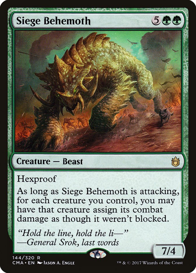 Siege Behemoth - Commander Anthology (CMA)